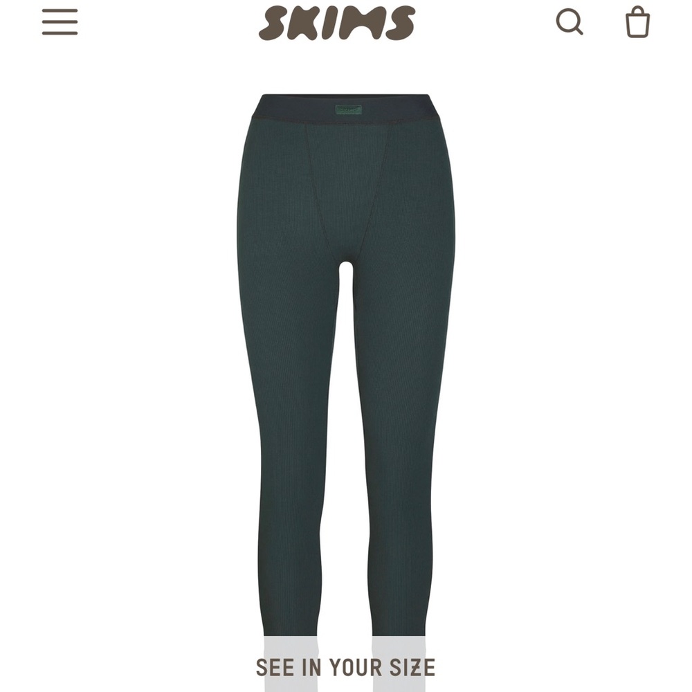 Skims Soft Lounge Legging - size Medium -Cypress